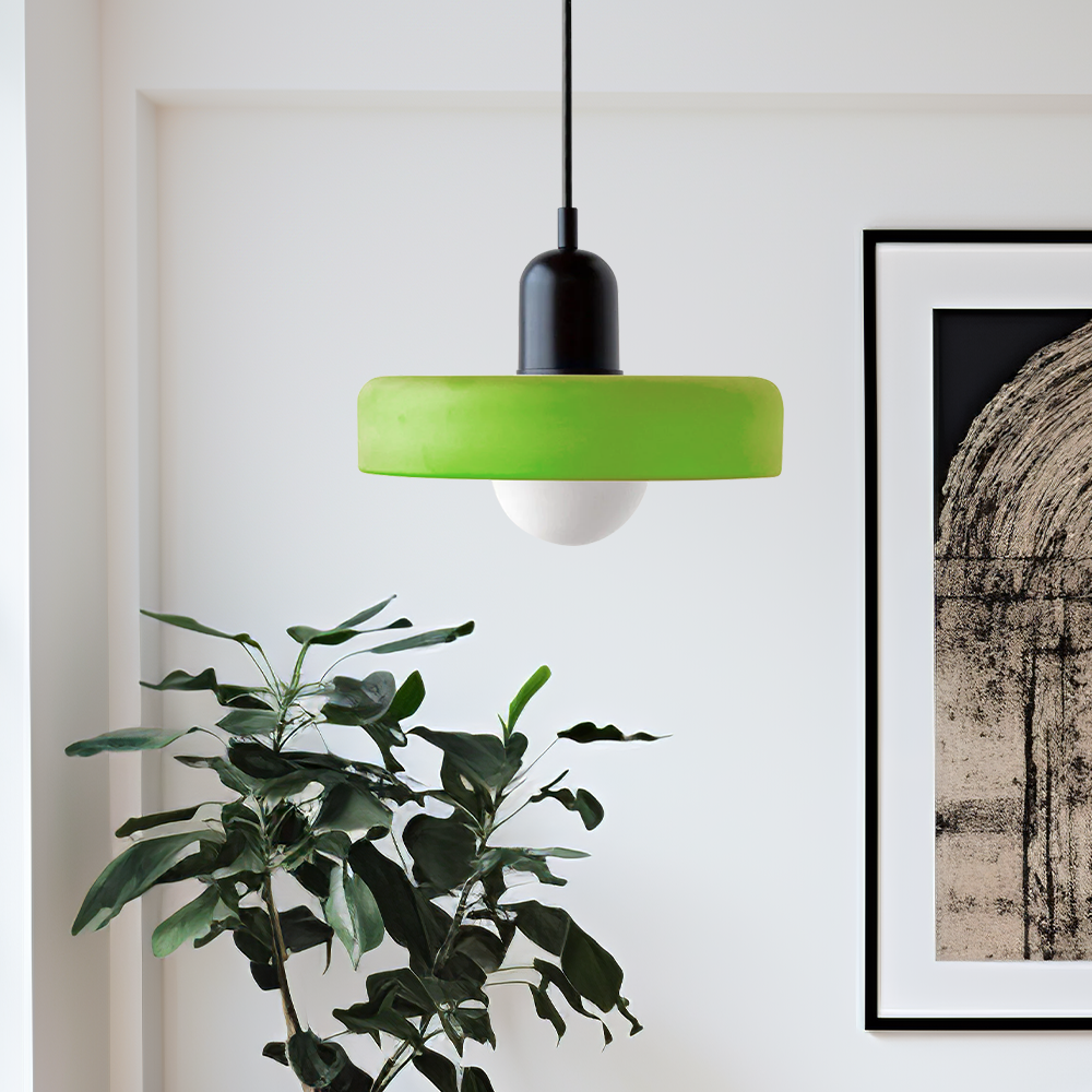 Kolorowa Szklana Lampa Wisząca