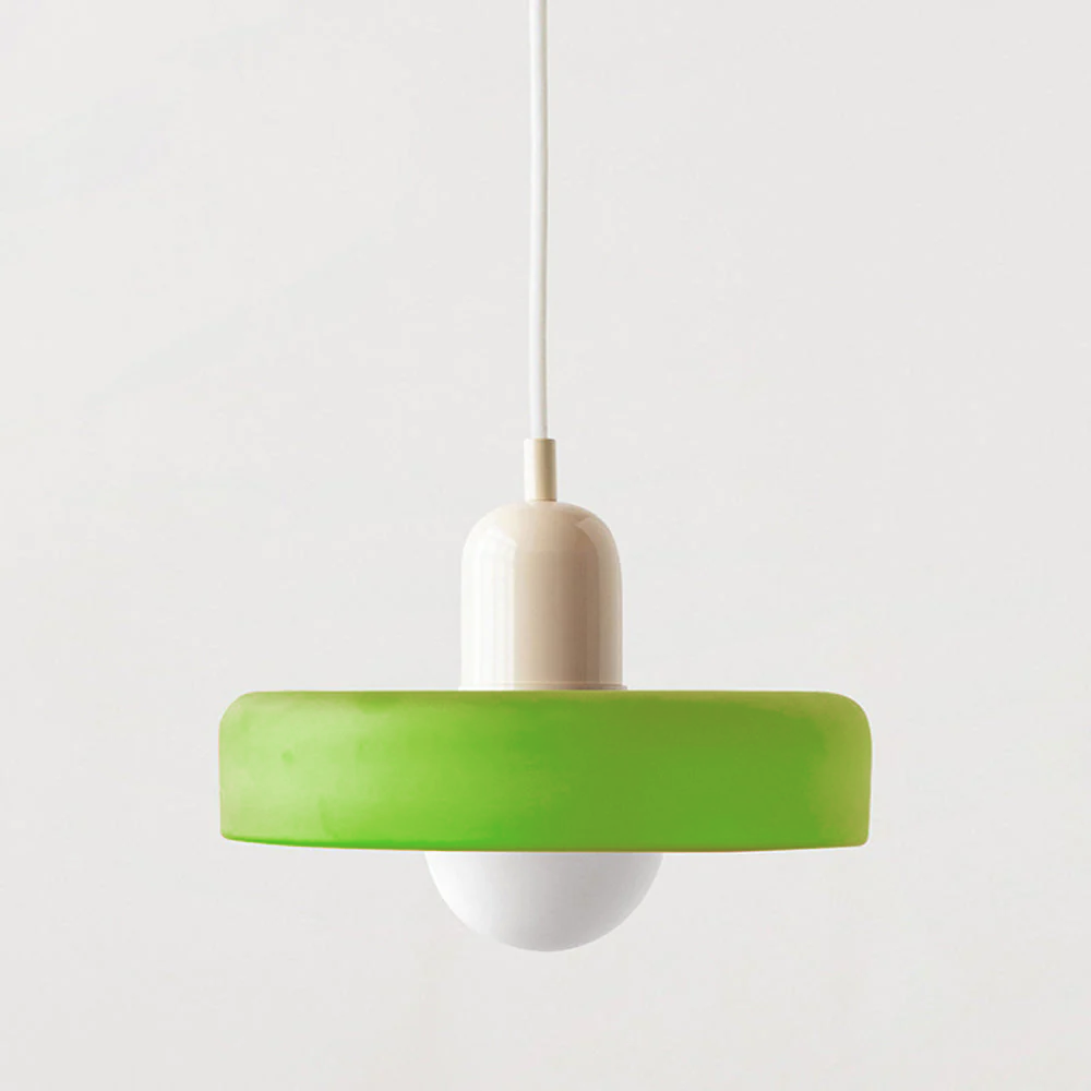Kolorowa Szklana Lampa Wisząca