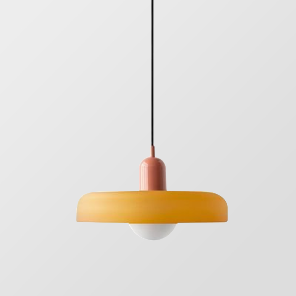 Kolorowa Szklana Lampa Wisząca