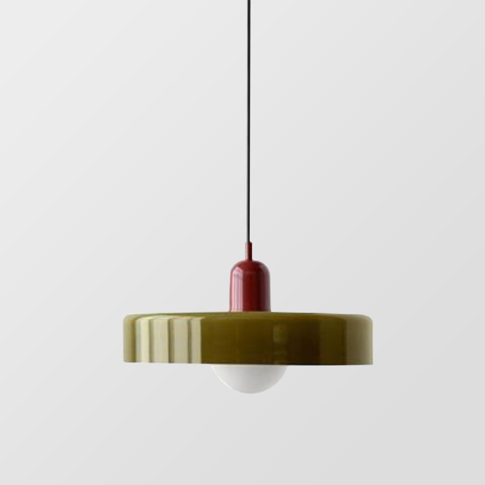 Kolorowa Szklana Lampa Wisząca