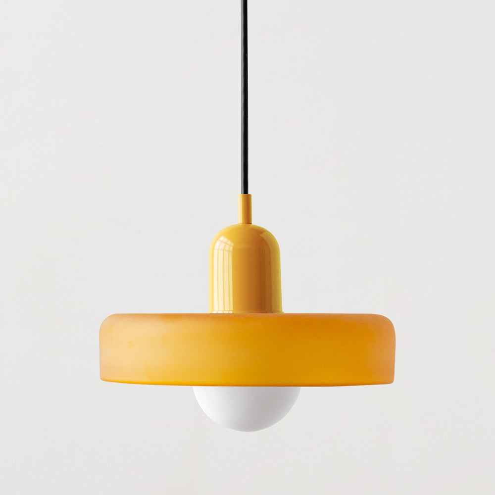Kolorowa Szklana Lampa Wisząca