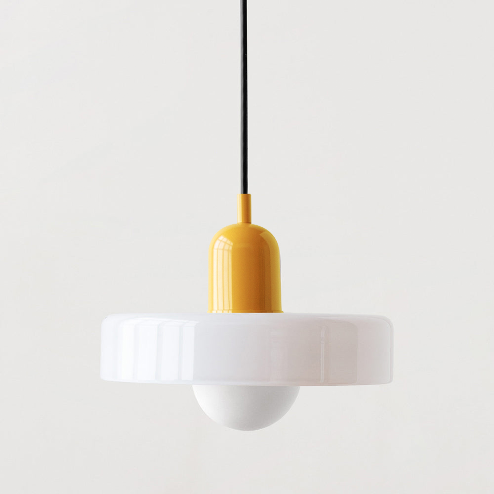 Kolorowa Szklana Lampa Wisząca