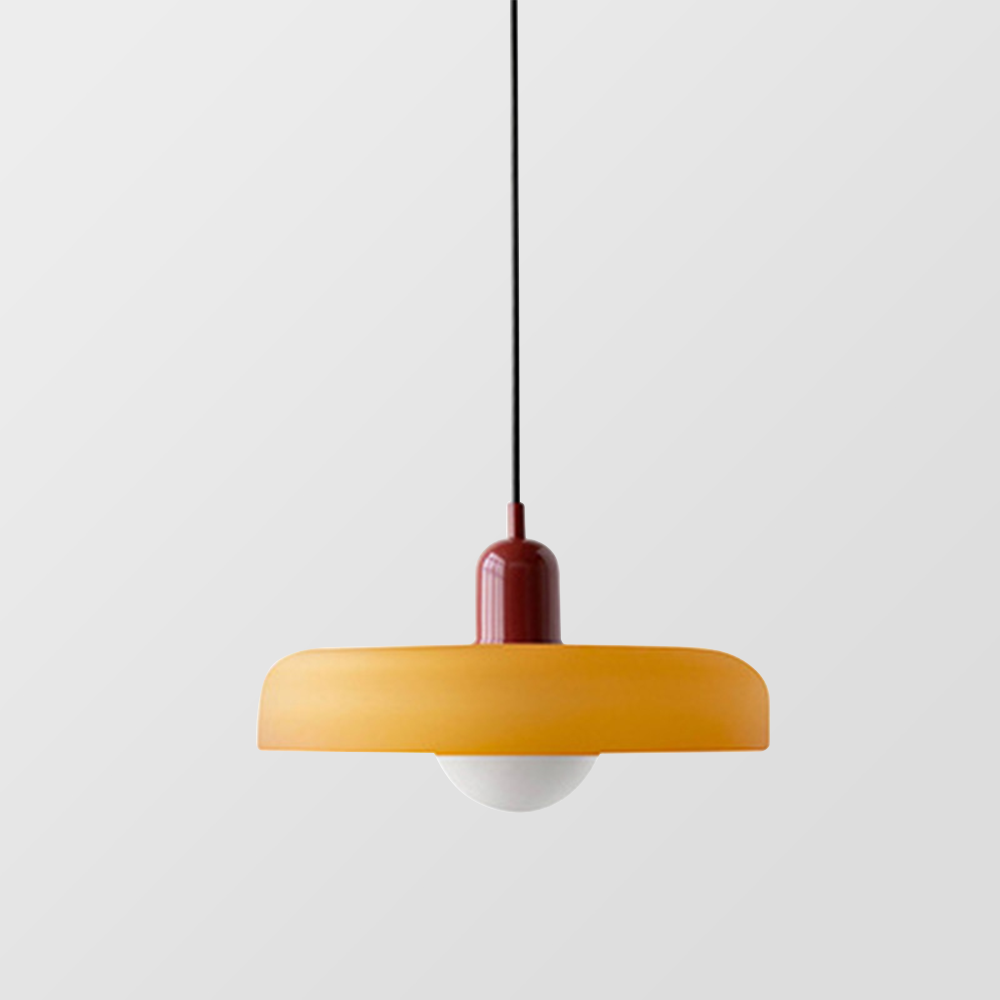 Kolorowa Szklana Lampa Wisząca