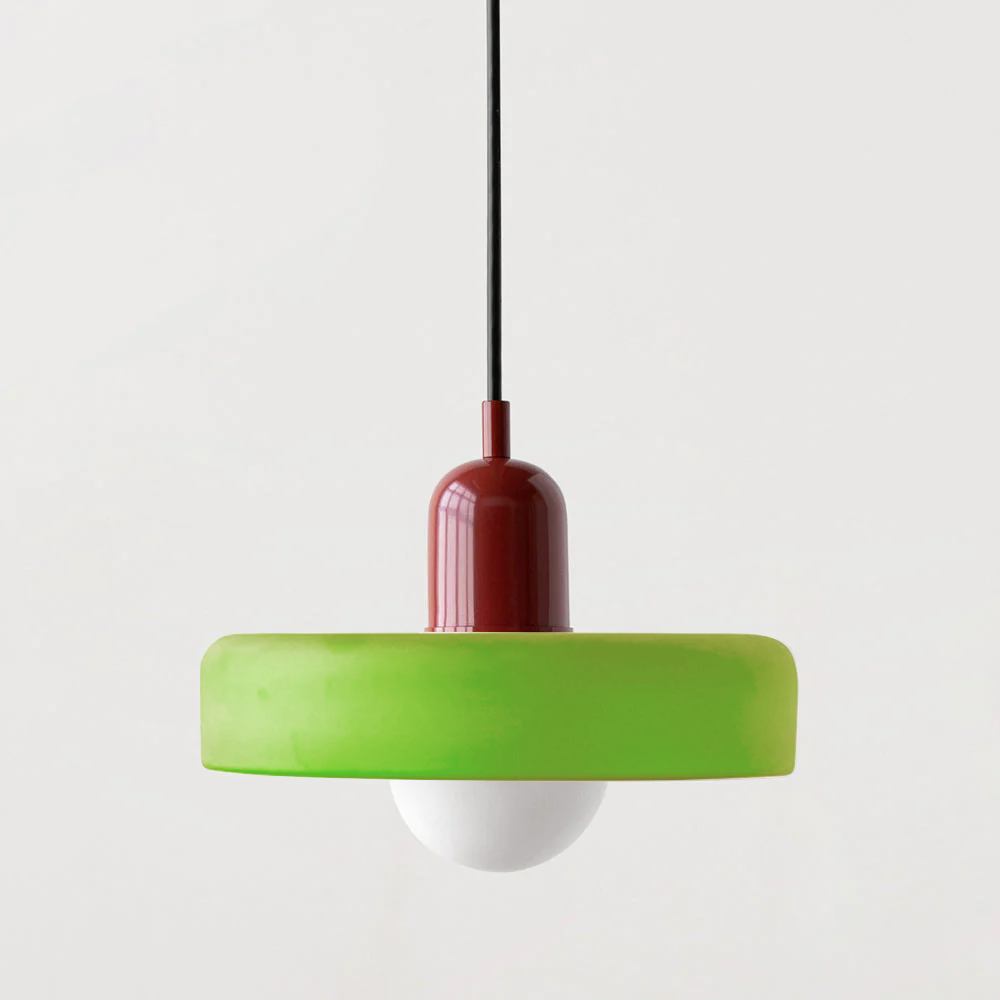 Kolorowa Szklana Lampa Wisząca