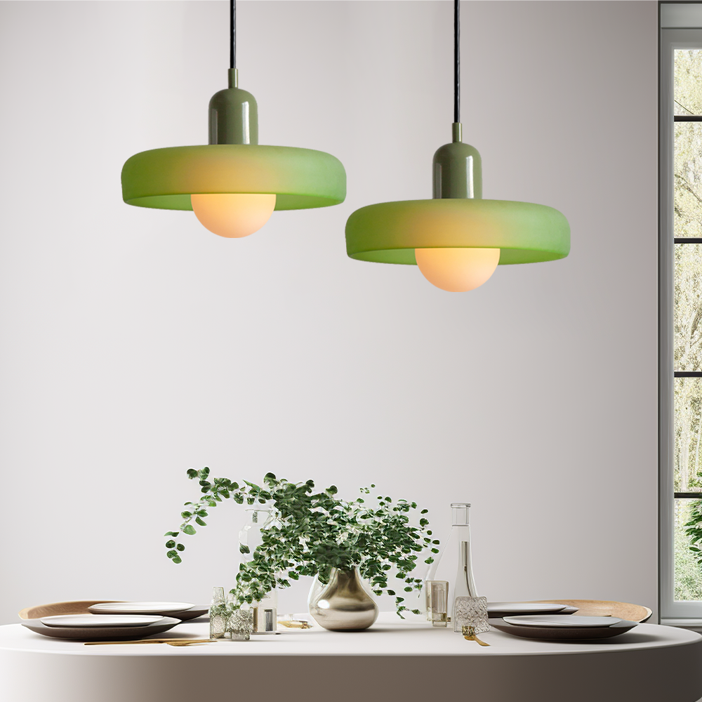 Kolorowa Szklana Lampa Wisząca