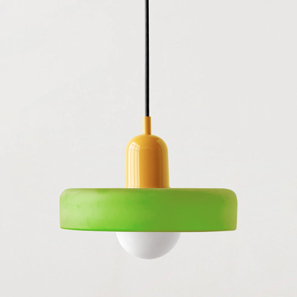 Kolorowa Szklana Lampa Wisząca