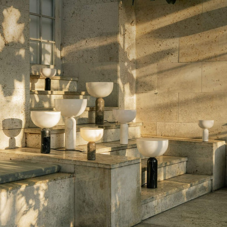 Lampa Stołowa Z Marmuru