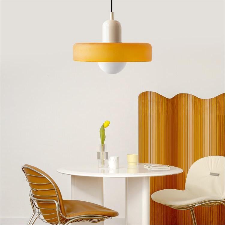 Kolorowa Szklana Lampa Wisząca