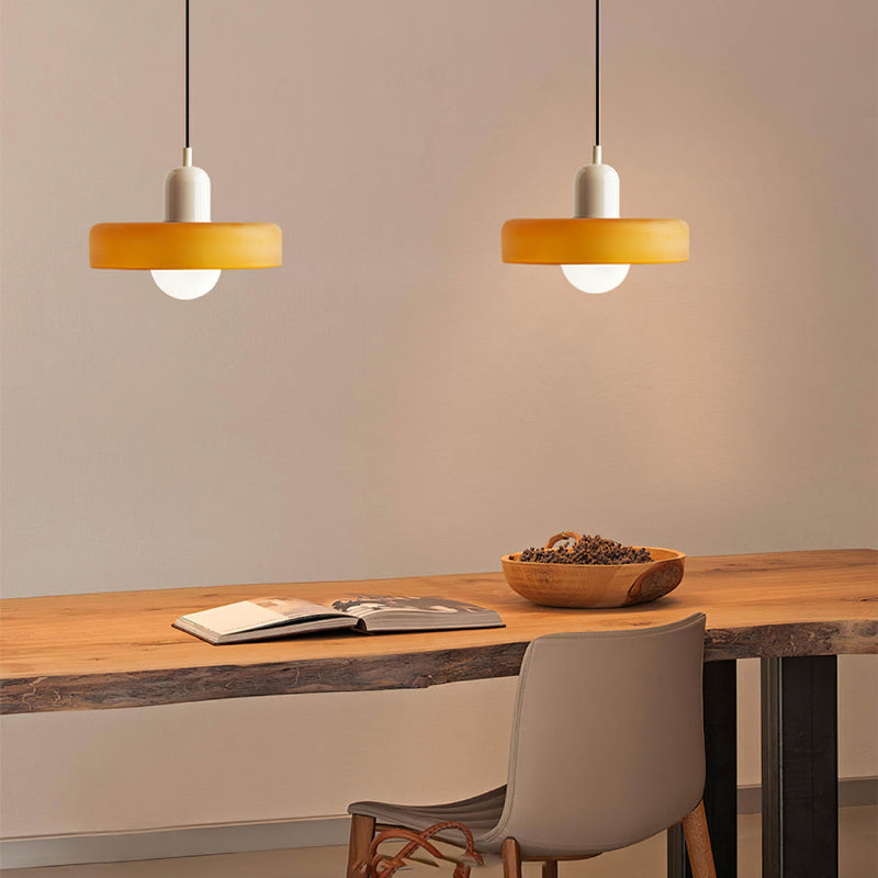 Kolorowa Szklana Lampa Wisząca