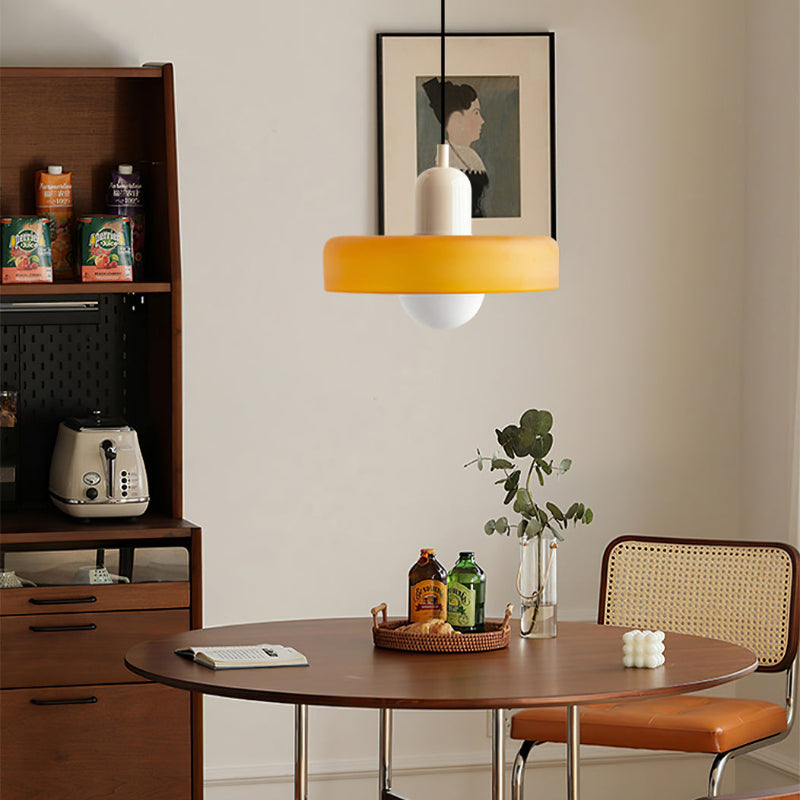 Kolorowa Szklana Lampa Wisząca