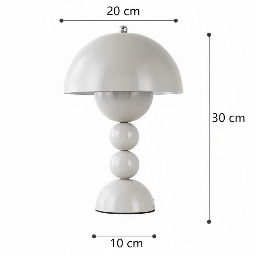 Lampa Stołowa Kolorowa Z Przyciskami Kwiatowymi