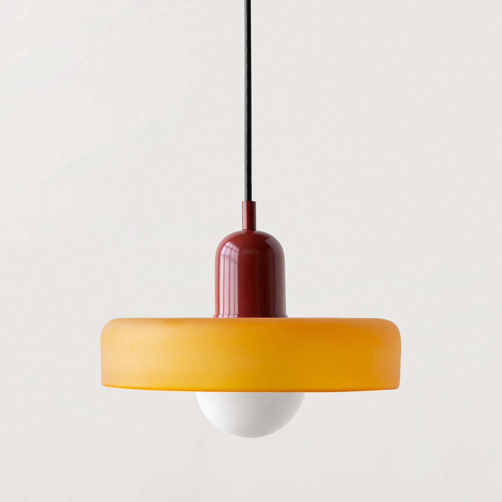 Kolorowa Szklana Lampa Wisząca