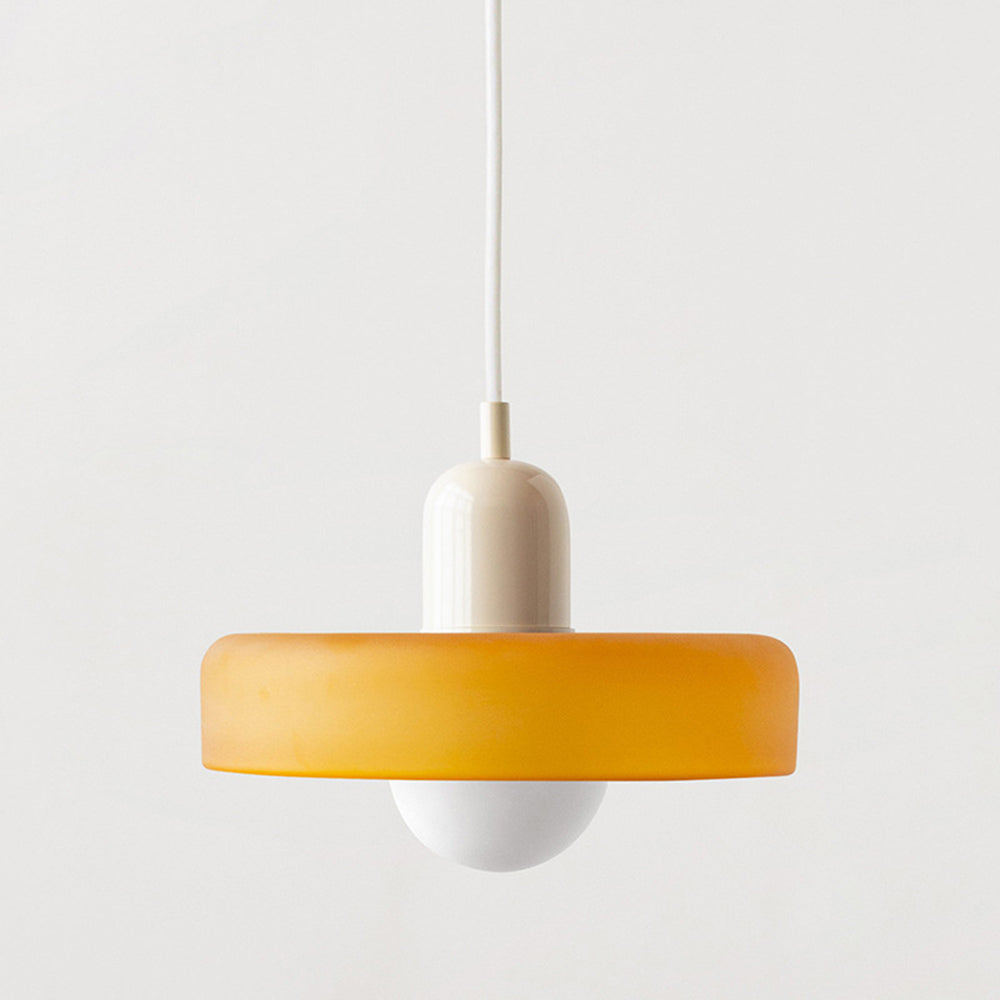 Kolorowa Szklana Lampa Wisząca
