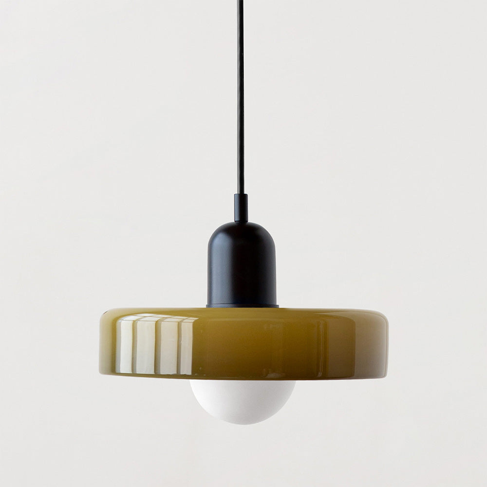 Kolorowa Szklana Lampa Wisząca