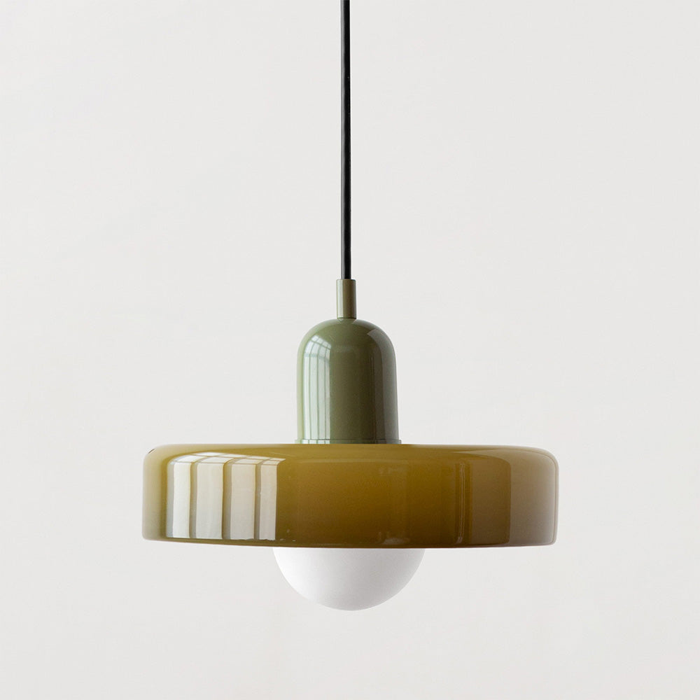 Kolorowa Szklana Lampa Wisząca