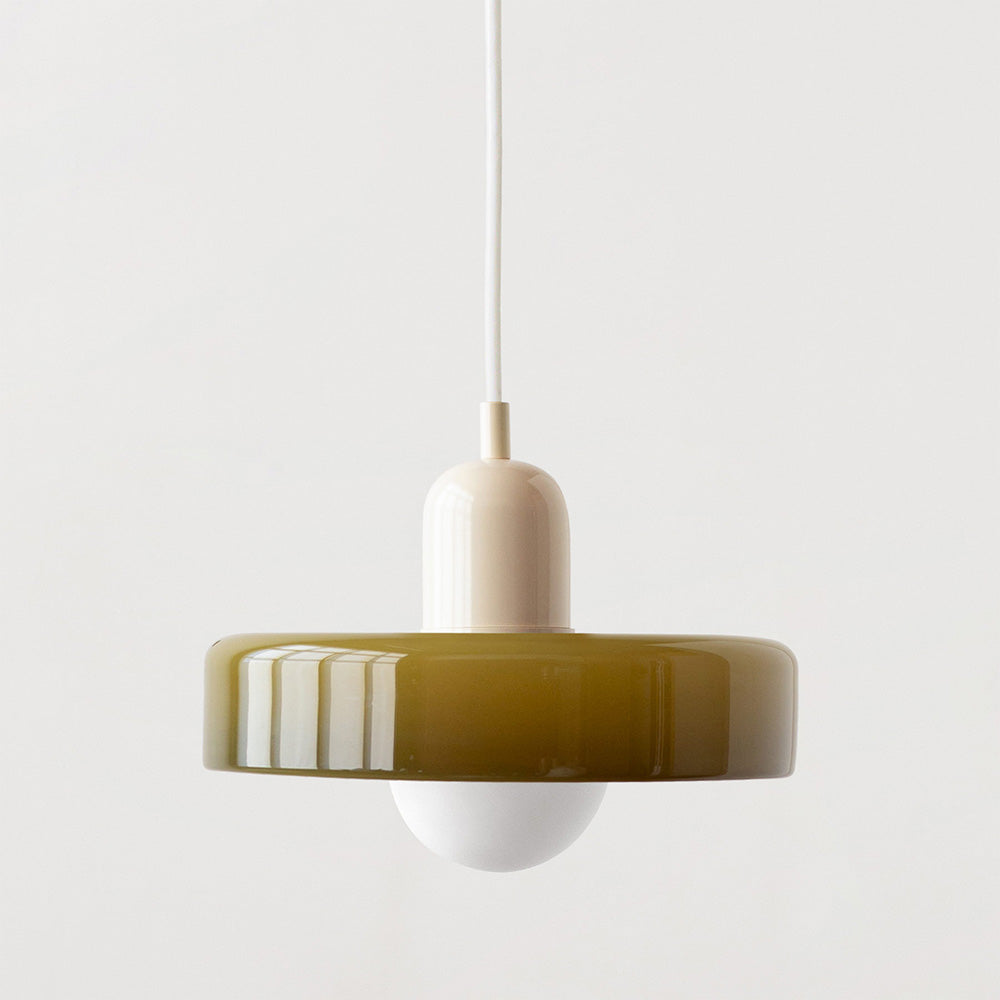 Kolorowa Szklana Lampa Wisząca
