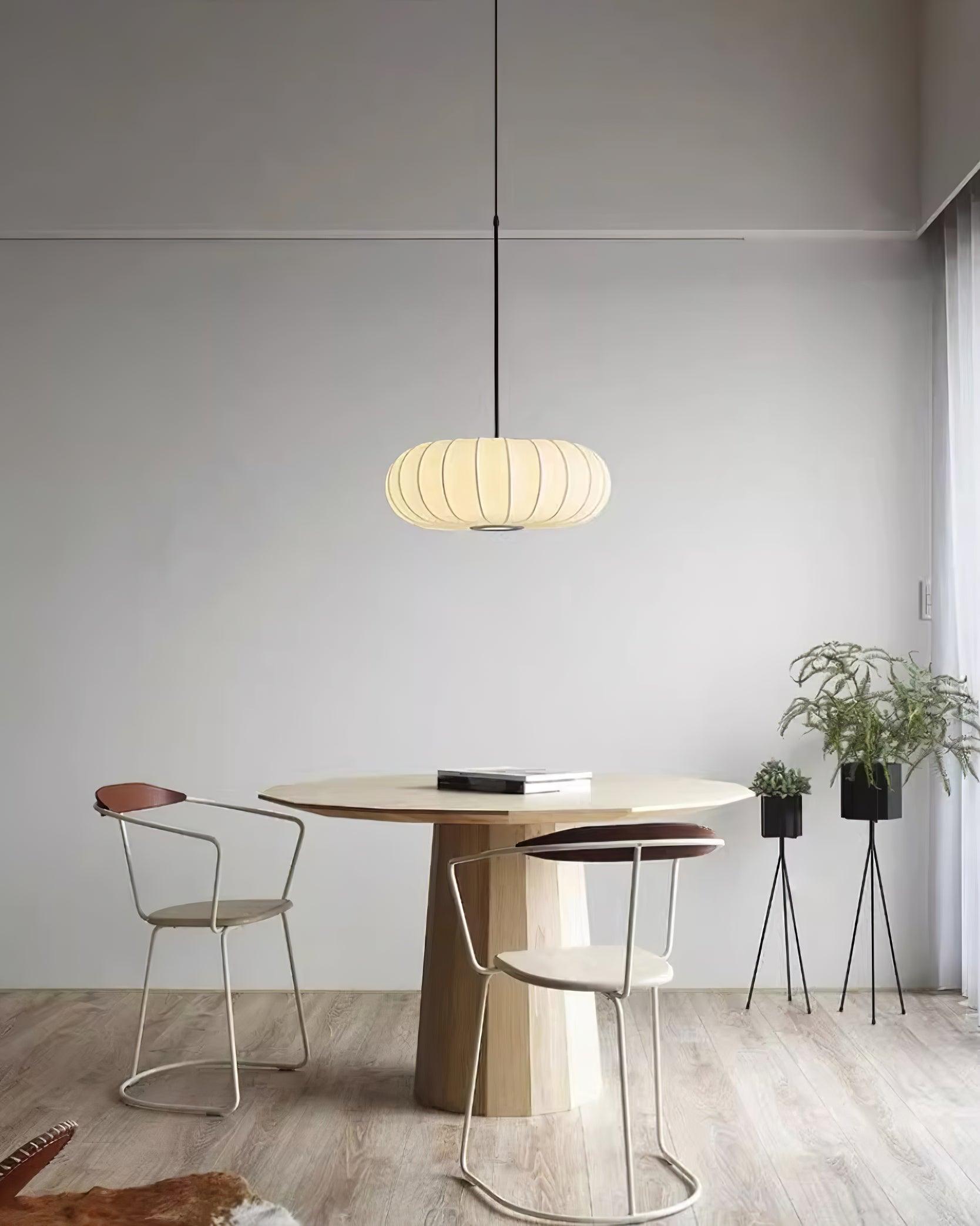 Lampa Wisząca Z Tkaniny Jedwabnej