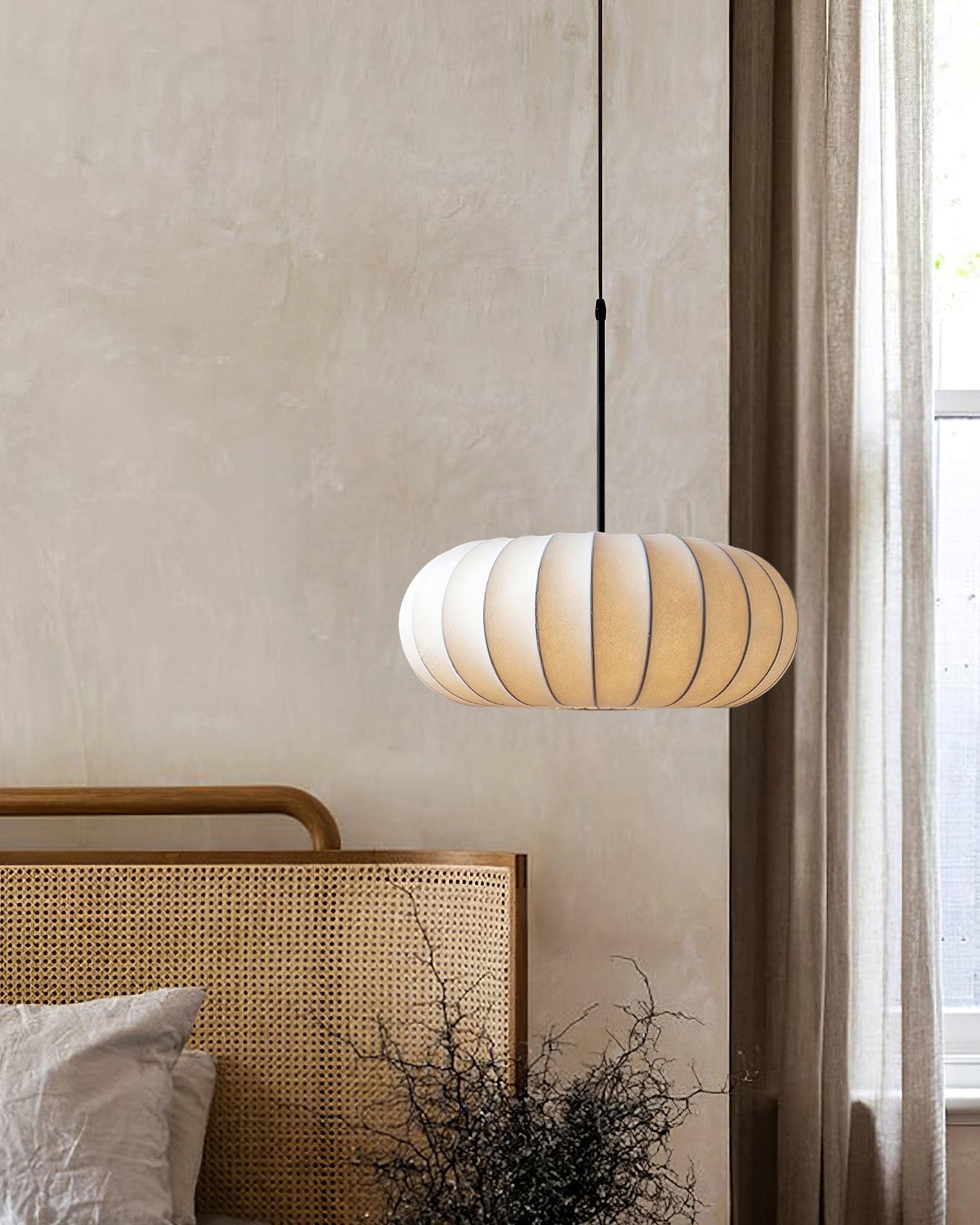 Lampa Wisząca Z Tkaniny Jedwabnej