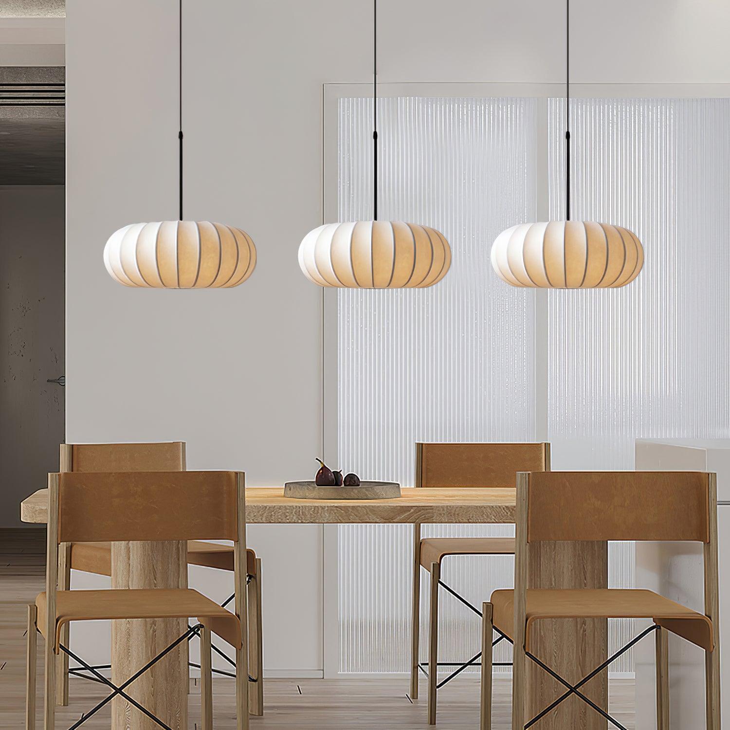 Lampa Wisząca Z Tkaniny Jedwabnej