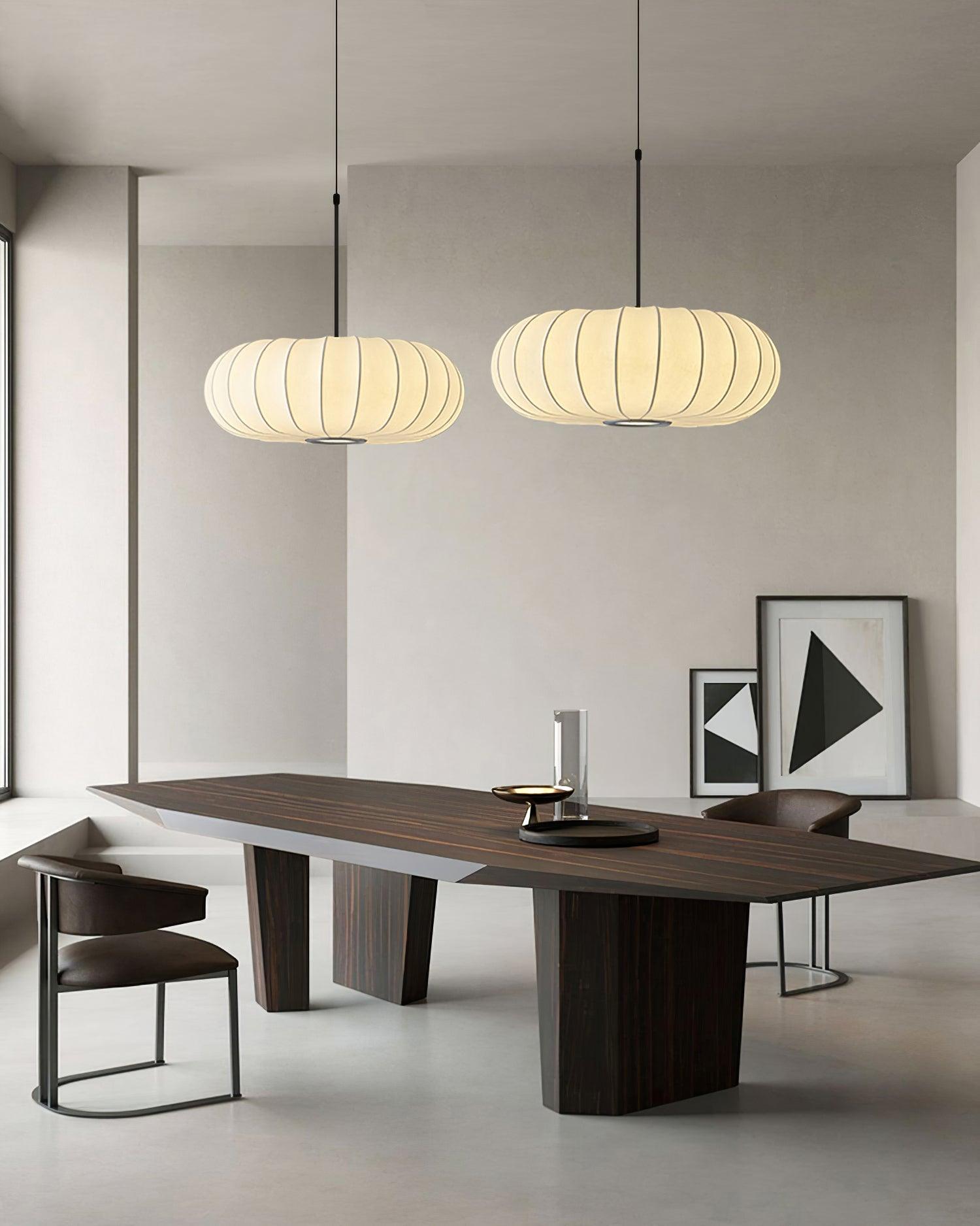 Lampa Wisząca Z Tkaniny Jedwabnej