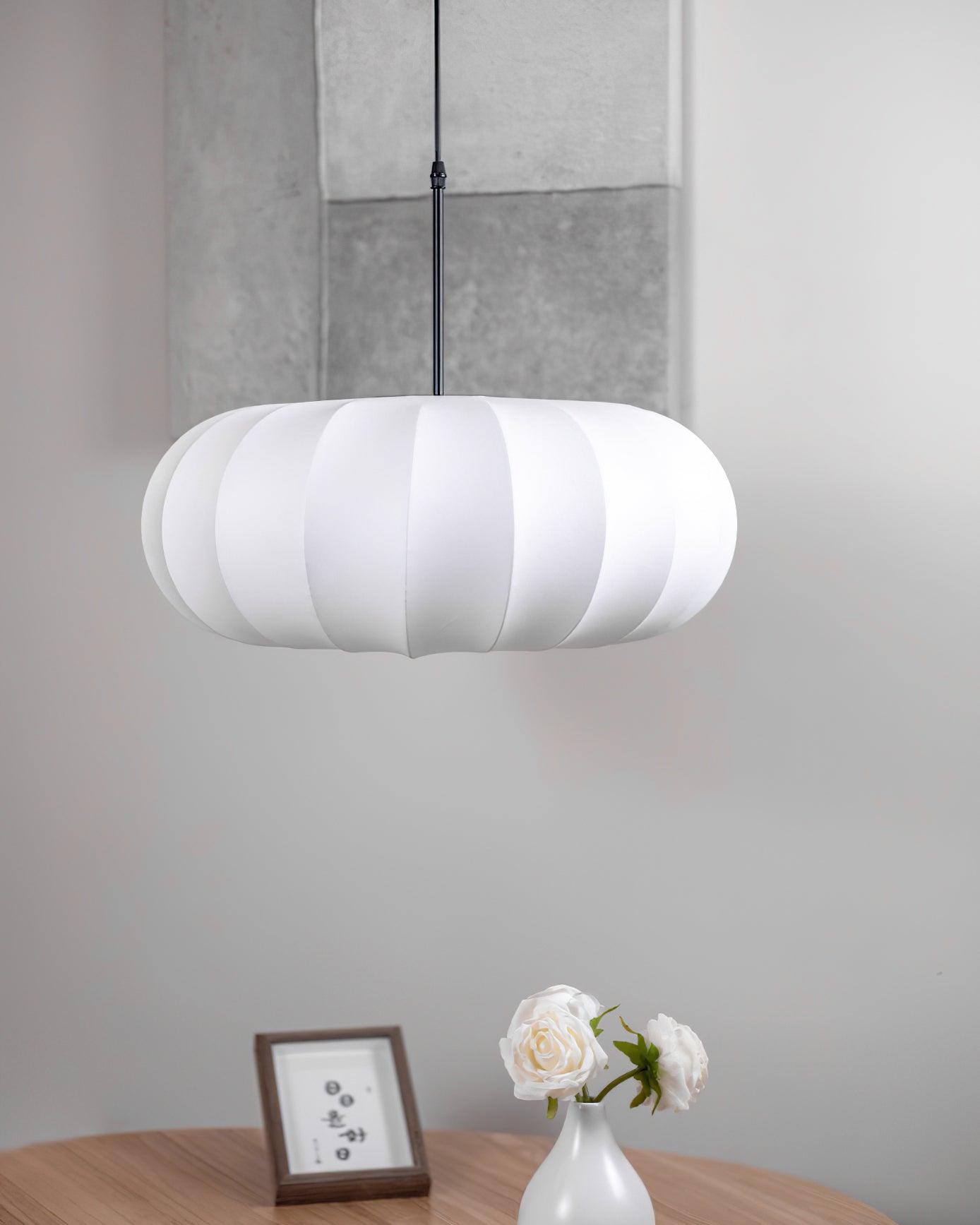 Lampa Wisząca Z Tkaniny Jedwabnej