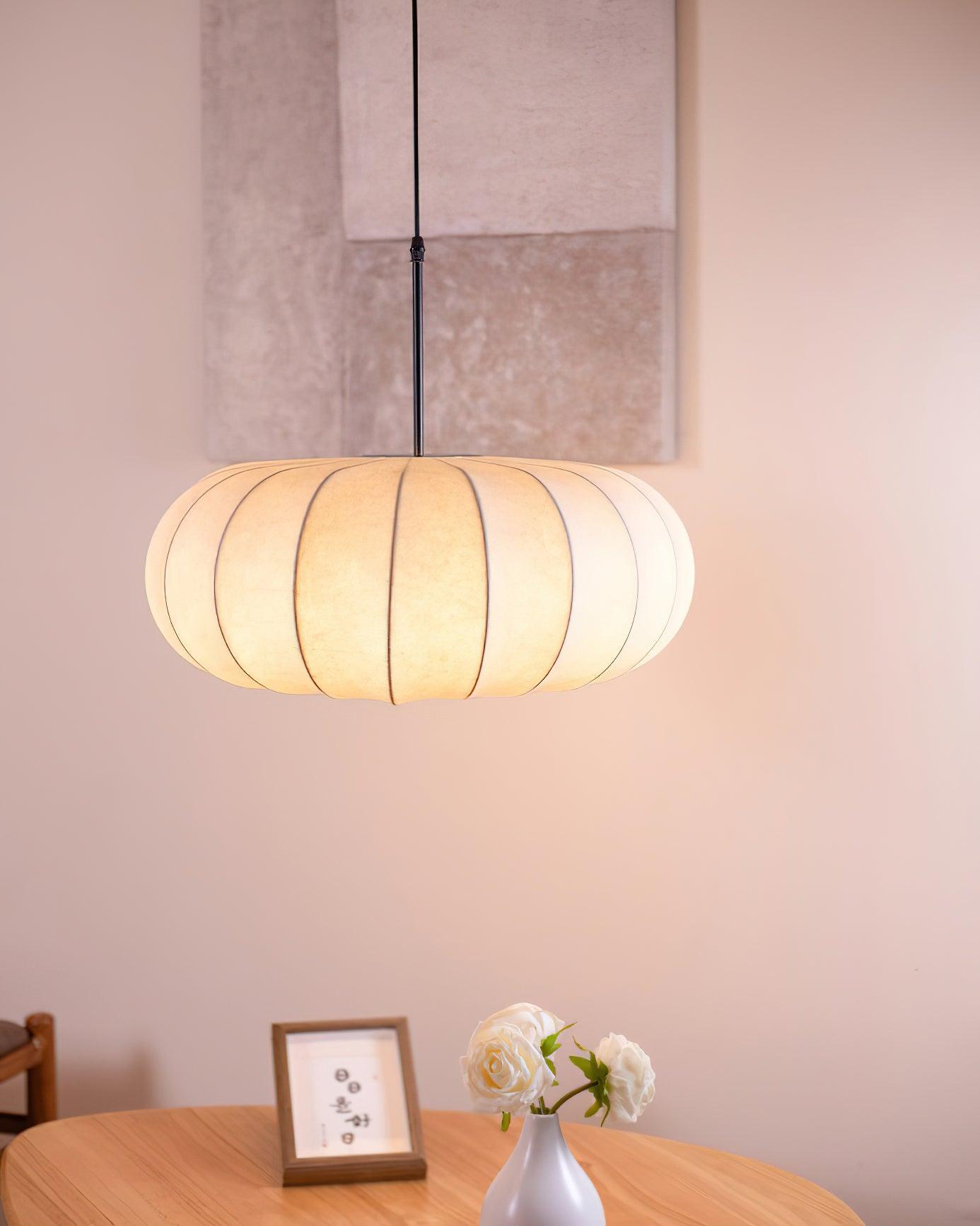 Lampa Wisząca Z Tkaniny Jedwabnej