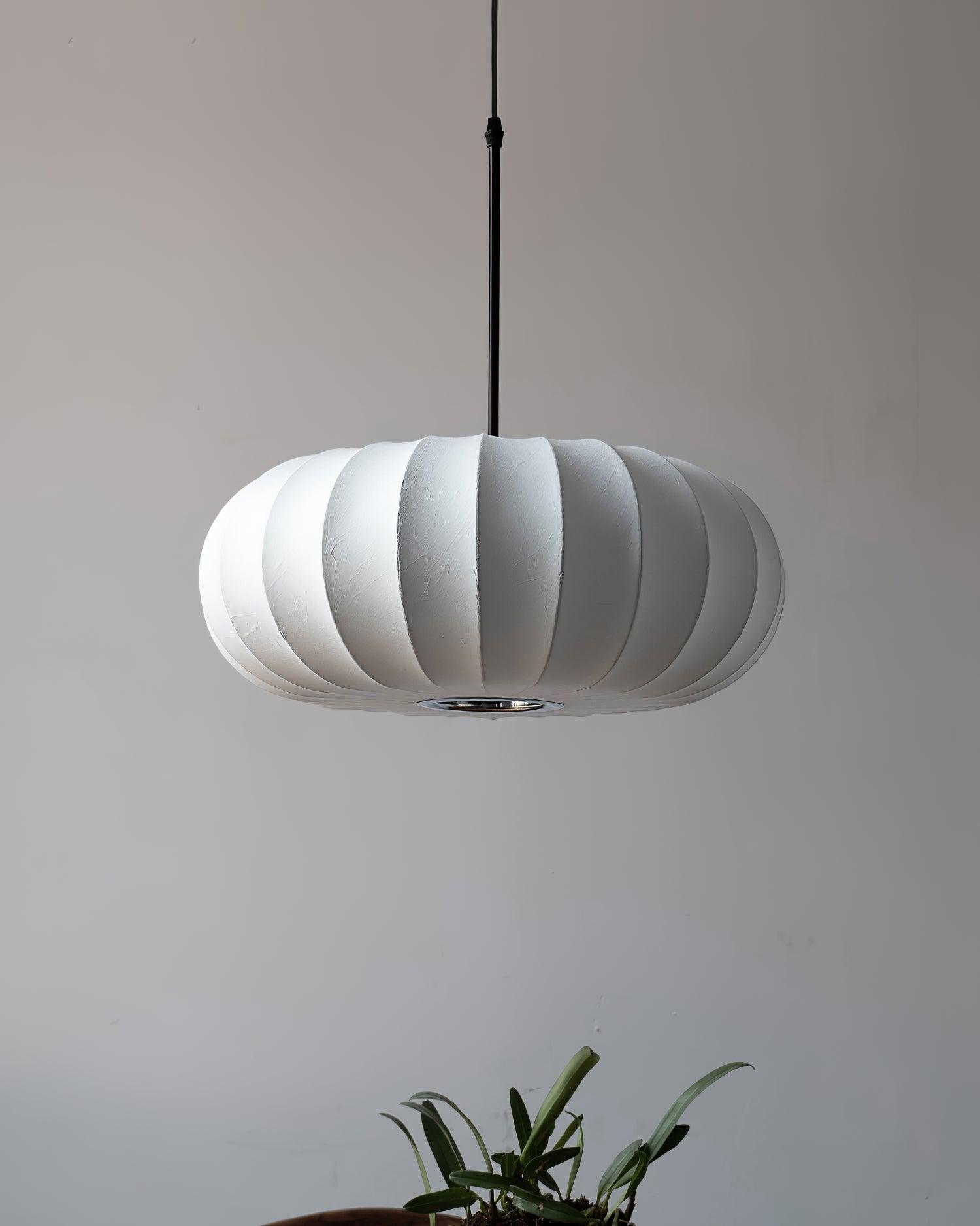Lampa Wisząca Z Tkaniny Jedwabnej