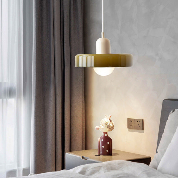 Kolorowa Szklana Lampa Wisząca