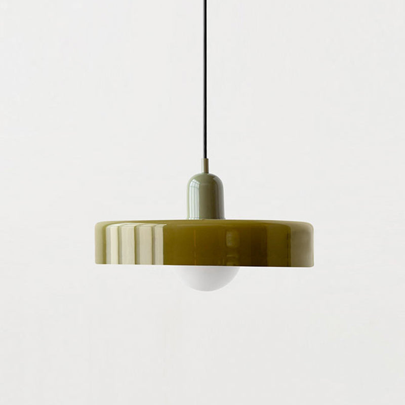 Kolorowa Szklana Lampa Wisząca