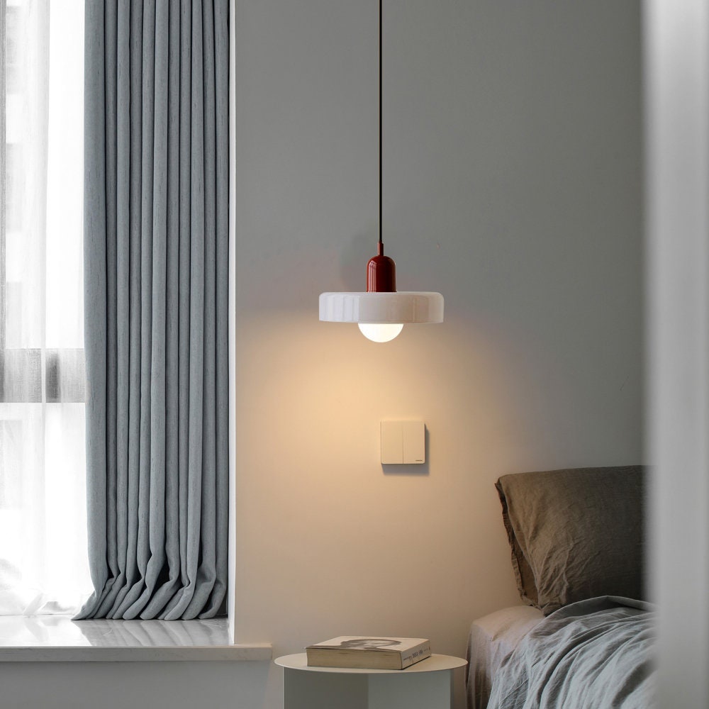 Kolorowa Szklana Lampa Wisząca