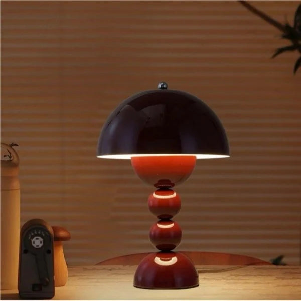 Lampa Stołowa Kolorowa Z Przyciskami Kwiatowymi