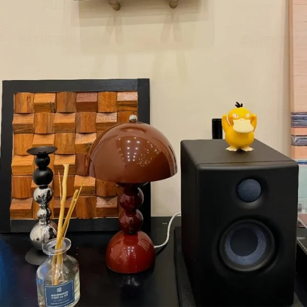 Lampa Stołowa Kolorowa Z Przyciskami Kwiatowymi