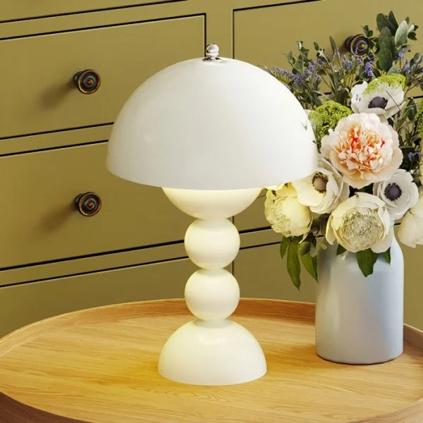 Lampa Stołowa Kolorowa Z Przyciskami Kwiatowymi