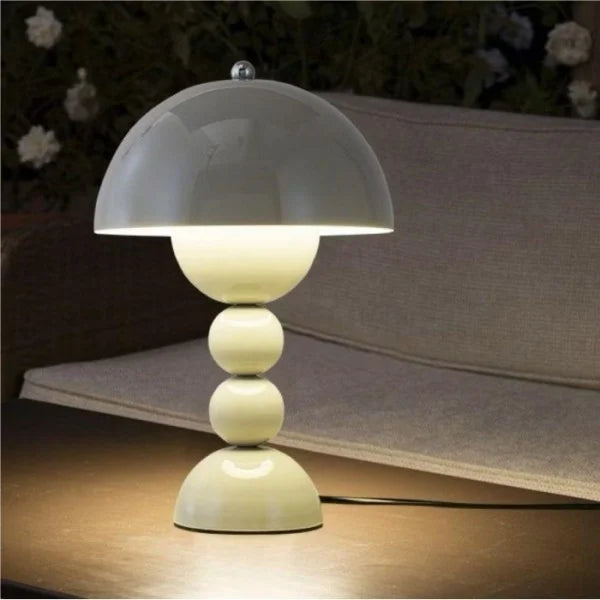Lampa Stołowa Kolorowa Z Przyciskami Kwiatowymi