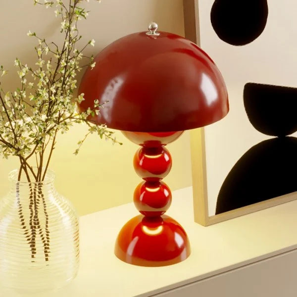 Lampa Stołowa Kolorowa Z Przyciskami Kwiatowymi